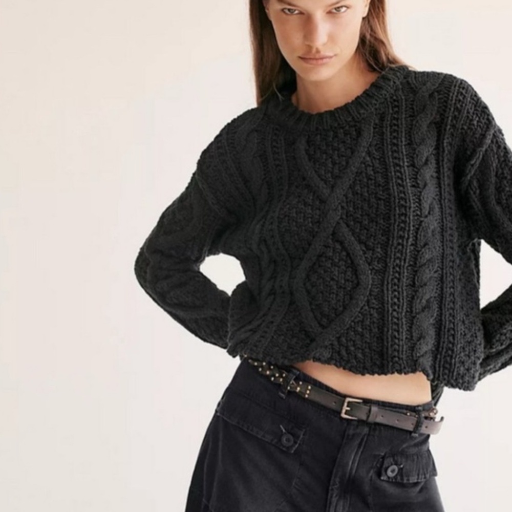 Free People Cutting Edge Cable Sweaters Size XL NWOT